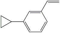 1-CYCLOPROPYL-3-ETHENYLBENZENE Structure