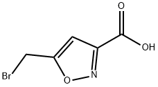 5-(broMoMethyl)isoxazole-3-carboxylic acid Structure