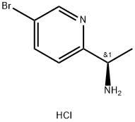 (S)-1-(5-BROMO-PYRIDIN-2-YL)-에틸아민염화물 구조식 이미지