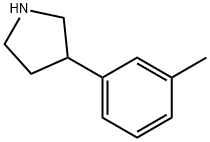 3-(3-메틸페닐)피롤리딘HCl 구조식 이미지