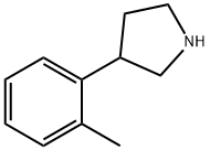 3-(2-Methylphenyl)pyrrolidine HCl Structure