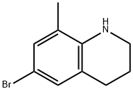 6-bromo-8-methyl-1,2,3,4-tetrahydroquinoline Structure