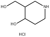 3-(HydroxyMethyl)piperidin-4-ol hydrochloride Structure