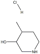 3-Hydroxy-4-Methylpiperidine hydrochloride Structure