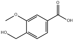 Benzoic acid, 4-(hydroxyMethyl)-3-Methoxy- Structure