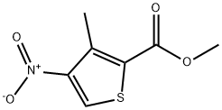 Methyl 3-Methyl-4-nitrothiophene-2-carboxylate Structure