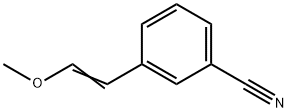 (E)-3-(2-Methoxyvinyl)benzonitrile Structure