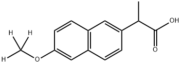 Naproxen-d3 구조식 이미지