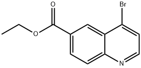 ethyl 4-broMoquinoline-6-carboxylate Structure