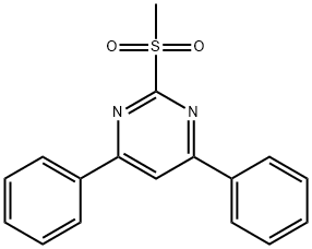 2-(Methylsulfonyl)-4,6-diphenylpyriMidine 구조식 이미지