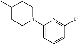 2-broMo-6-(4-Methylpiperidin-1-yl)pyridine Structure