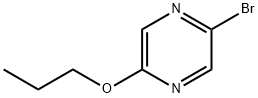 2-broMo-5-propoxypyrazine 구조식 이미지