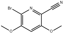 6-BroMo-3,5-diMethoxypicolinonitrile 구조식 이미지
