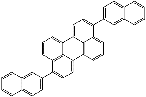 DNP , 3,9-di(naphthalen-2-yl)perylene and 3,10-di(naphthalen-y 구조식 이미지