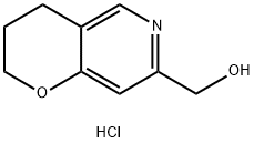 (3,4-dihydro-2H-pyrano(3,2-c)pyridin-7-yl)Methanol hydrochloride 구조식 이미지
