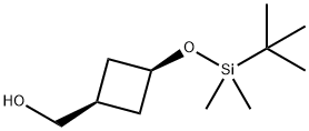 cis-3-[[(1,1-DiMethylethyl)diMethylsilyl]oxy]cyclobutaneMethanol Structure