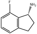 (1R)-7- FLUOROINDANYLAMINE Structure