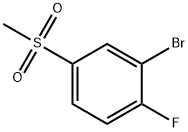 2-BroMo-1-fluoro-4-Methanesulfonylbenzene Structure