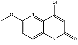 4-Hydroxy-6-Methoxy-1,5-naphthyridin-2(1H)-one Structure