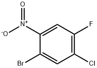 2-BroMo-4-chloro-5-fluoronitrobenzene 구조식 이미지