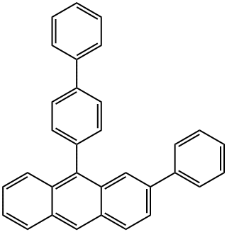 10-BroMo-9-(1,1'-biphenyl)-4-yl-2-phenyl-anthracene 구조식 이미지