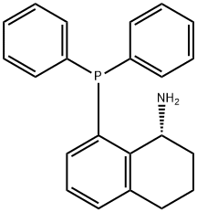 (R)-1-Amino-8-(diphenylphosphino)-1,2,3,4-tetrahydronaphthalene, min. 97% 구조식 이미지