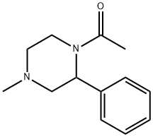 1-(1-Methyl-3-phenylpiperazin-2-yl)ethanone Structure