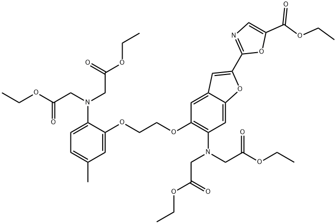 Fura-2 ethyl ester 구조식 이미지