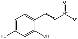 4-((E)-2-nitrovinyl)benzene-1,3-diol 구조식 이미지