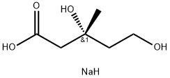 D,L-Mevalonic Acid, SodiuM Salt Structure