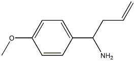 1-(4-메톡시페닐)부트-3-엔-1-아민 구조식 이미지