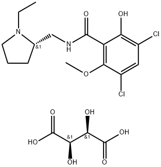 S(-)RACLOPRIDE L-TARTRATE >97% SELECTIVE  D2 DOPAMINE Structure