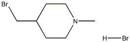 4-(BroMoMethyl)-1-Methylpiperidine hydrobroMide Structure