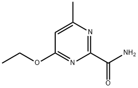 4-Ethoxy-6-MethylpyriMidine-2-carboxaMide Structure