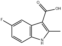 5-Fluoro-2-Methyl-1H-indole-3-carboxylic acid Structure