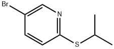 5-broMo-2-(이소프로필티오)피리딘 구조식 이미지