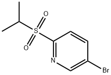 5-broMo-2-(이소프로필술포닐)피리딘 구조식 이미지