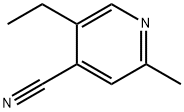 이소니코티노니트릴,5-에틸-2-메틸-(6CI) 구조식 이미지