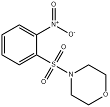 4-(2-니트로페닐설포닐)모폴린 구조식 이미지