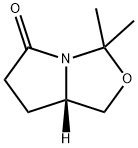 (S)-3,3-DiMethyltetrahydropyrrolo[1,2-c]oxazol-5(3H)-one Structure