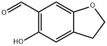 5-하이드록시-2,3-디하이드로벤조푸란-6-카브알데하이드 구조식 이미지