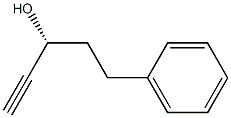(R)-3-hydroxy-5-phenyl-1-pentyne 구조식 이미지