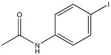 p-iodoacetanilide Structure