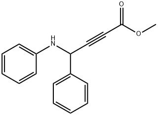 Methyl 4-phenyl-4-(phenylaMino)but-2-ynoate Structure