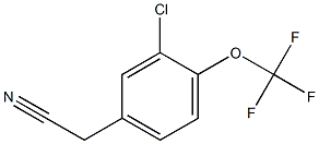 2-(3-chloro-4-(trifluoroMethoxy)phenyl)acetonitrile Structure