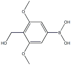 3,5-diMethoxy-4-(hydroxyMethyl)phenylboronicacid 구조식 이미지