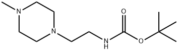 tert-butyl 2-(4-Methylpiperazin-1-yl)ethylcarbaMate 구조식 이미지