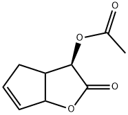(3R)-2-oxo-3,3a,4,6a-tetrahydro-2H-cyclopenta[b]furan-3-yl acetate 구조식 이미지