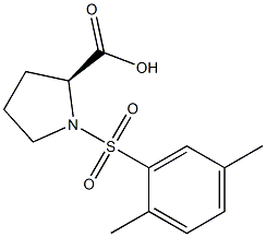 1-(2,5-DiMethylphenylsulfonyl)-L-proline, 96% 구조식 이미지