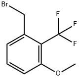 3-Methoxy-2-(trifluoroMethyl)benzyl broMide, 97% Structure